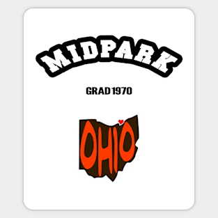 ☄️ Middleburg Hts Ohio Strong, Ohio Map, Grad 1970, City Pride Sticker